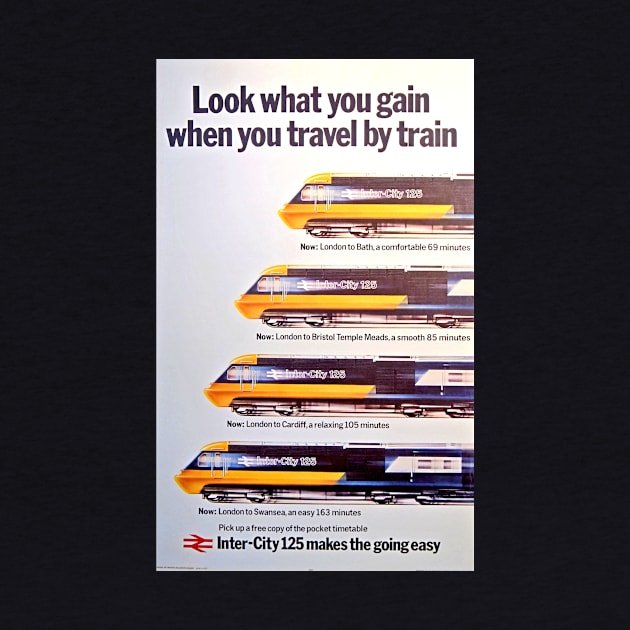 British Rail Inter City HST poster by Random Railways